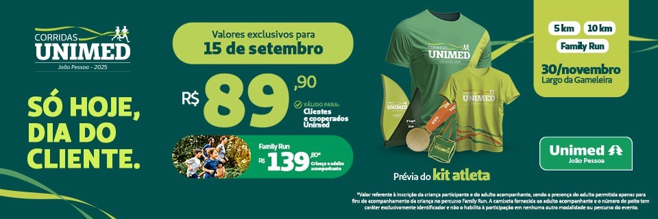 CORRIDAS UNIMED - CIRCUITO JOÃO PESSOA 2025